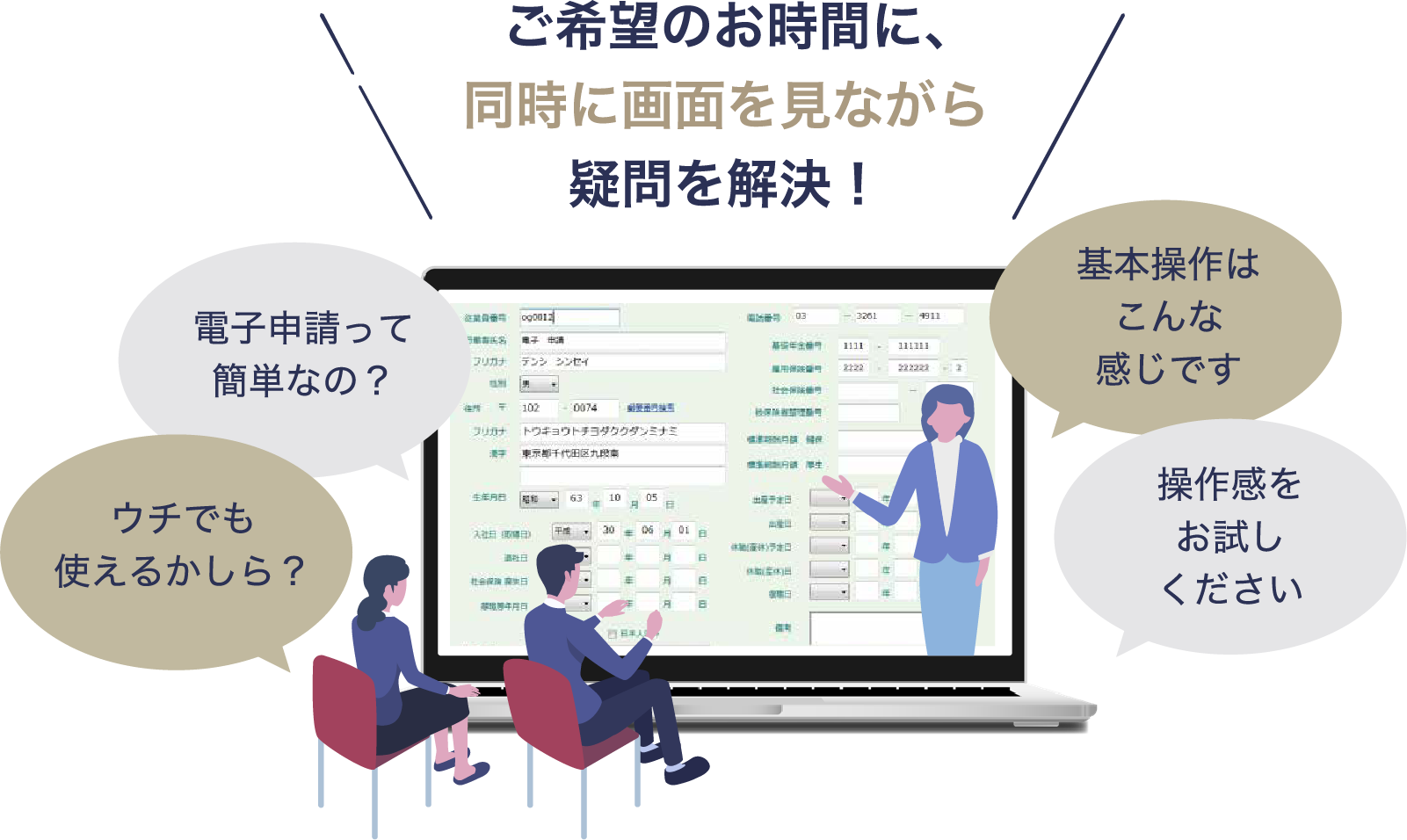 の機能を確認！